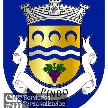 Emblema Bordado Freguesia de Pindo (Penalva do Castelo, Viseu) 1