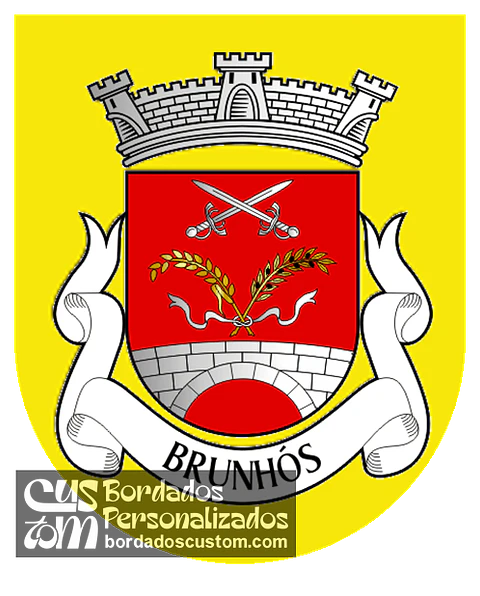 Emblema Bordado Antiga Freguesia de Brunhós (Soure, Coimbra)