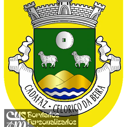 Emblema Bordado Antiga Freguesia de Cadafaz (Celorico da Beira, Guarda) 1