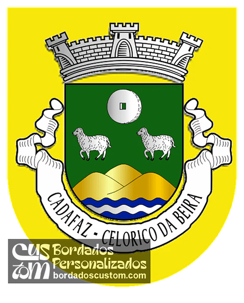 Emblema Bordado Antiga Freguesia de Cadafaz (Celorico da Beira, Guarda)