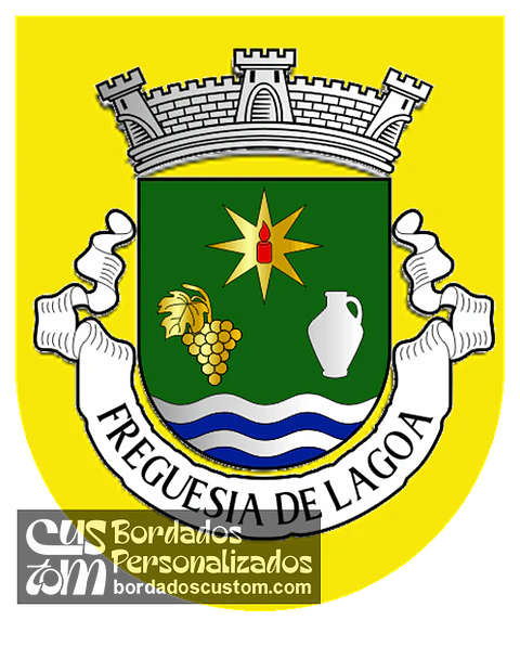 Emblema Bordado Antiga Freguesia de Lagoa (Lagoa, Faro)