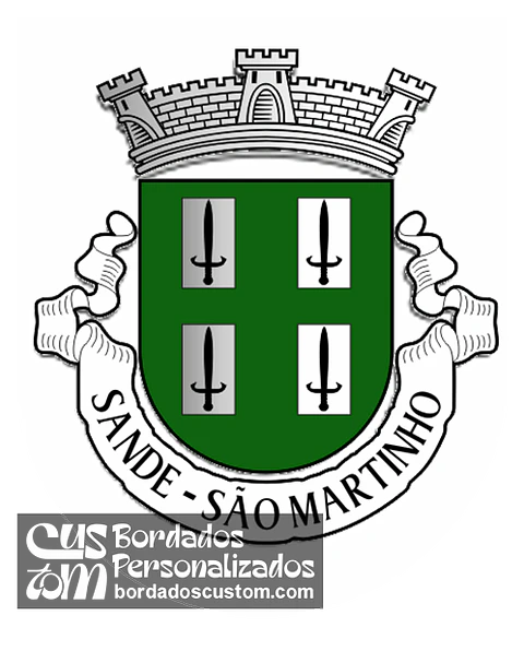Emblema Bordado Freguesia de Sande (São Martinho) (Guimarães, Braga)