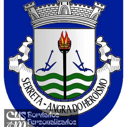 Emblema Bordado Freguesia de Serreta (Angra do Heroísmo, Açores) 1