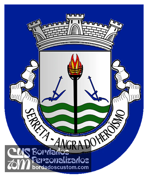 Emblema Bordado Freguesia de Serreta (Angra do Heroísmo, Açores)