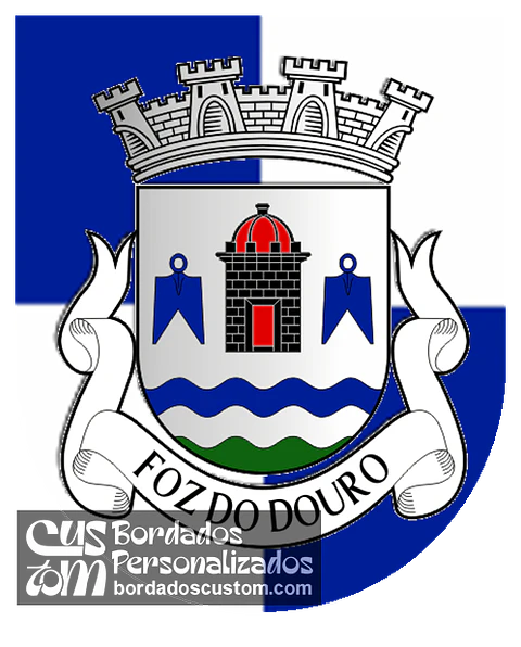Emblema Bordado Antiga Freguesia de Foz do Douro (Porto, Porto)