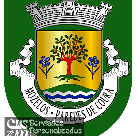 Emblema Bordado Freguesia de Mozelos (Paredes de Coura, Viana do Castelo) 1