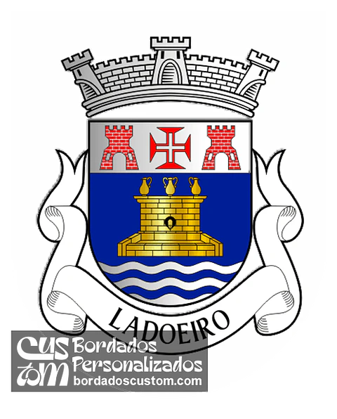 Emblema Bordado Freguesia de Ladoeiro (Idanha-a-Nova, Castelo Branco)