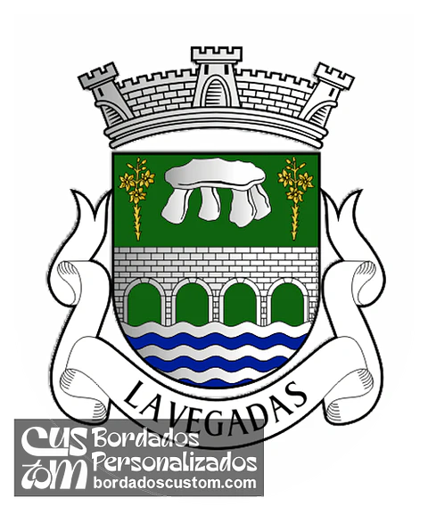 Emblema Bordado Freguesia de Lavegadas (Vila Nova de Poiares, Coimbra)