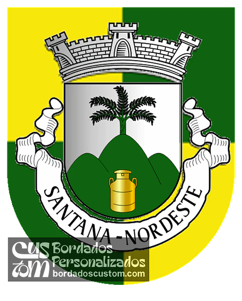 Emblema Bordado Freguesia de Santana (Nordeste, Açores)
