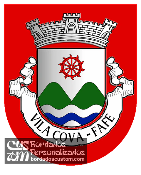 Emblema Bordado Antiga Freguesia de Vila Cova (Fafe, Braga)