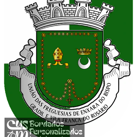 Emblema Bordado Freguesia de Enxara do Bispo, Gradil e Vila Franca do Rosário (Mafra, Lisboa) 1