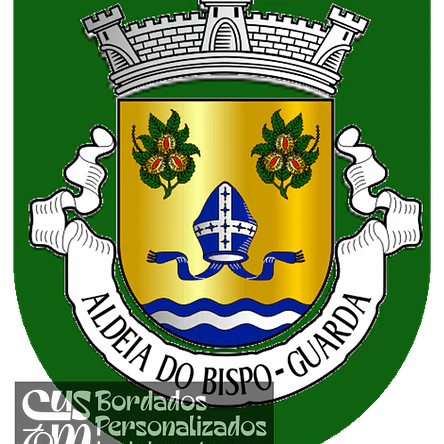 Emblema Bordado Freguesia de Aldeia do Bispo (Guarda, Guarda) 1
