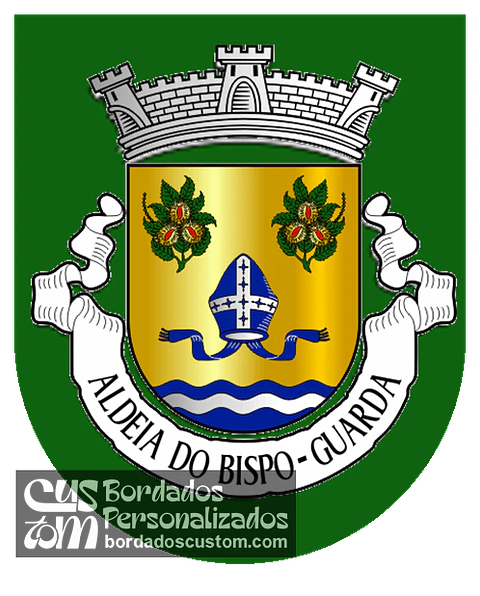 Emblema Bordado Freguesia de Aldeia do Bispo (Guarda, Guarda)