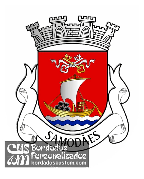 Emblema Bordado Freguesia de Samodães (Lamego, Viseu)