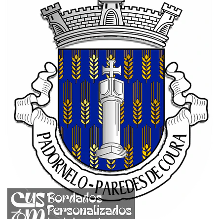 Emblema Bordado Freguesia de Padornelo (Paredes de Coura, Viana do Castelo) 1