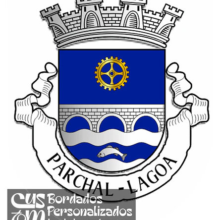 Emblema Bordado Antiga Freguesia de Parchal (Lagoa, Faro) 1