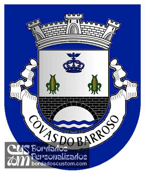Emblema Bordado Freguesia de Covas do Barroso (Boticas, Vila Real)