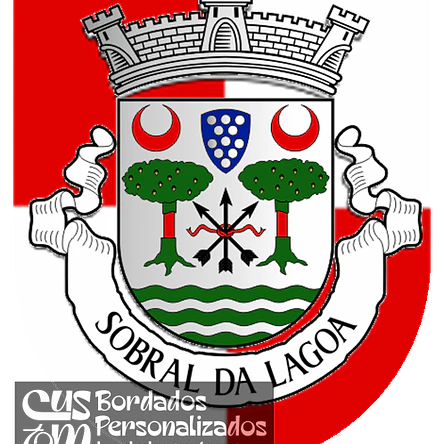 Emblema Bordado Antiga Freguesia de Sobral da Lagoa (Óbidos, Leiria) 1