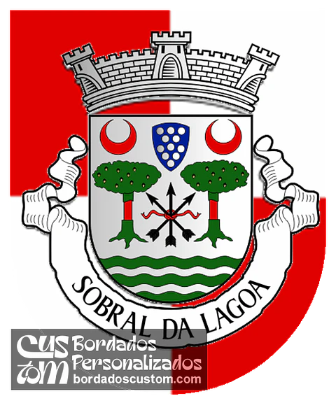 Emblema Bordado Antiga Freguesia de Sobral da Lagoa (Óbidos, Leiria)