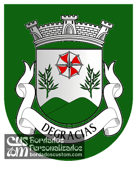 Emblema Bordado Antiga Freguesia de Degracias (Soure, Coimbra)