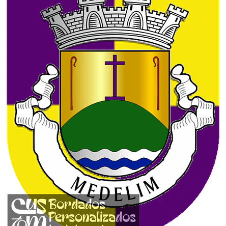 Emblema Bordado Freguesia de Medelim (Idanha-a-Nova, Castelo Branco) 1