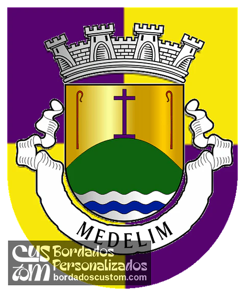 Emblema Bordado Freguesia de Medelim (Idanha-a-Nova, Castelo Branco)