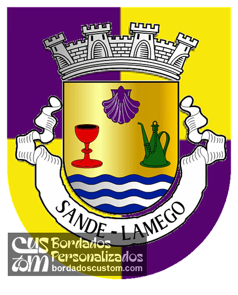 Emblema Bordado Freguesia de Sande (Lamego, Viseu)
