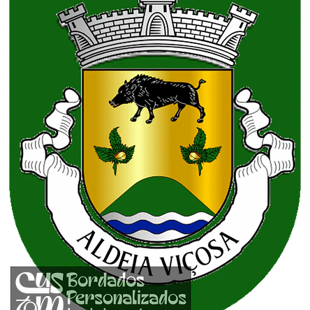 Emblema Bordado Freguesia de Aldeia Viçosa (Guarda, Guarda) 1