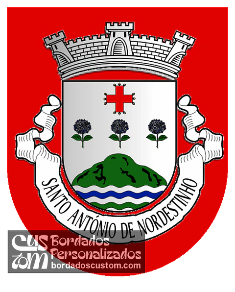 Emblema Bordado Freguesia de Santo António de Nordestinho (Nordeste, Açores)