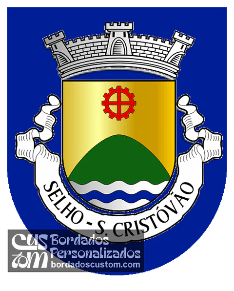 Emblema Bordado Freguesia de Selho (São Cristóvão) (Guimarães, Braga)