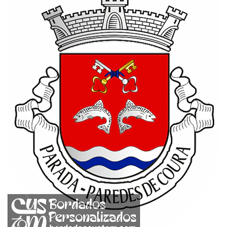 Emblema Bordado Freguesia de Parada (Paredes de Coura, Viana do Castelo) 1