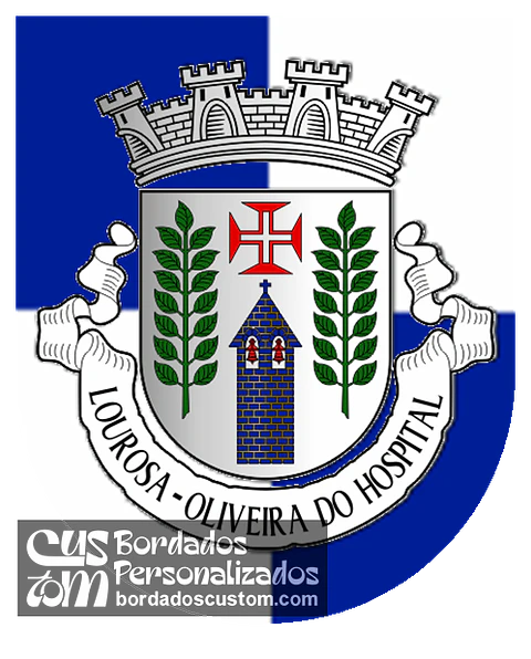 Emblema Bordado Freguesia de Lourosa (Oliveira do Hospital, Coimbra)