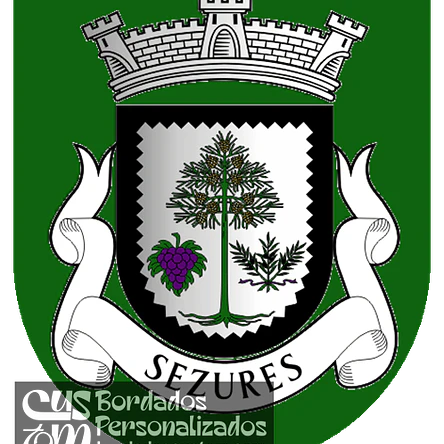 Emblema Bordado Freguesia de Sezures (Penalva do Castelo, Viseu) 1