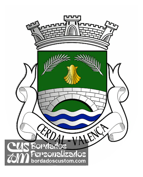 Emblema Bordado Freguesia de Cerdal (Valença, Viana do Castelo)