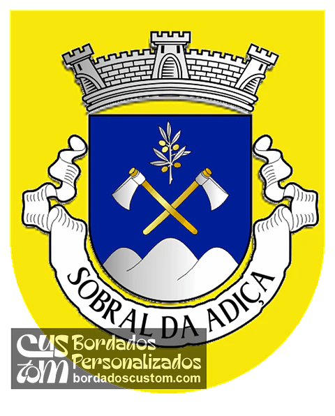 Emblema Bordado Freguesia de Sobral da Adiça (Moura, Beja)