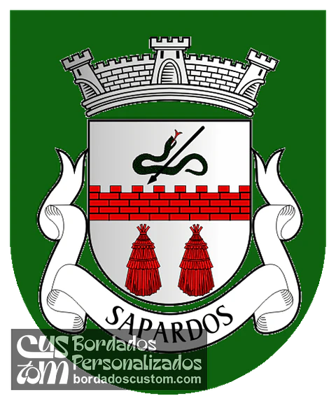 Emblema Bordado Freguesia de Sapardos (Vila Nova de Cerveira, Viana do Castelo)