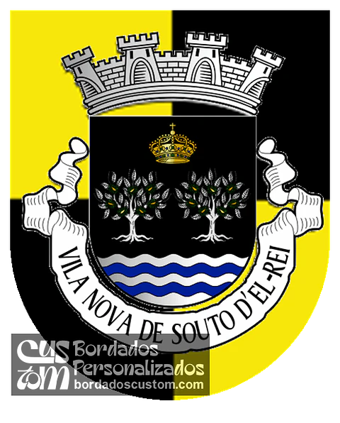 Emblema Bordado Freguesia de Vila Nova de Souto D'El-Rei (Lamego, Viseu)