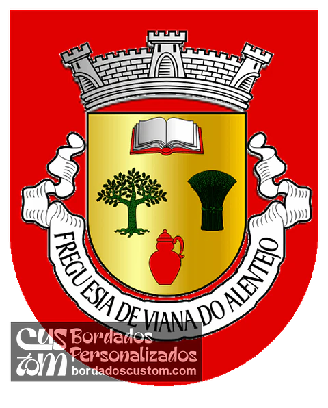 Emblema Bordado Freguesia de Viana do Alentejo (Viana do Alentejo, Évora)