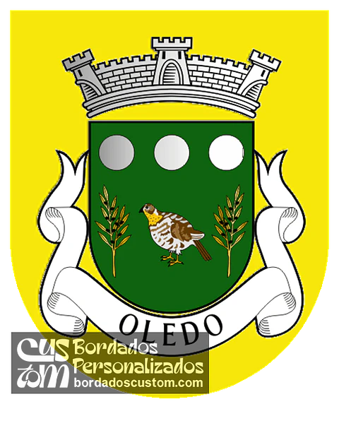 Emblema Bordado Freguesia de Oledo (Idanha-a-Nova, Castelo Branco)