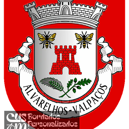Emblema Bordado Antiga Freguesia de Alvarelhos (Valpaços, Vila Real) 1