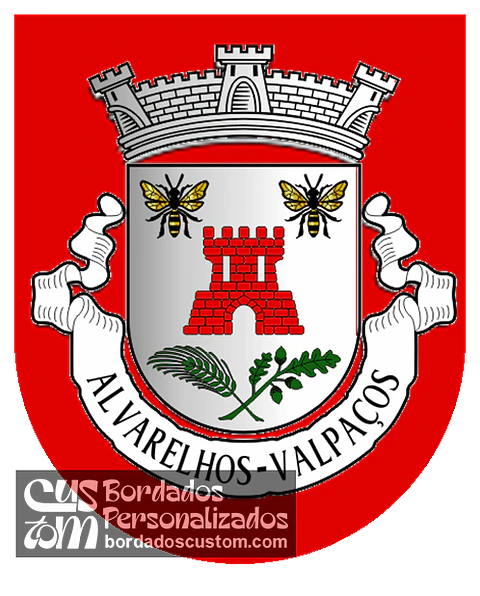 Emblema Bordado Antiga Freguesia de Alvarelhos (Valpaços, Vila Real)