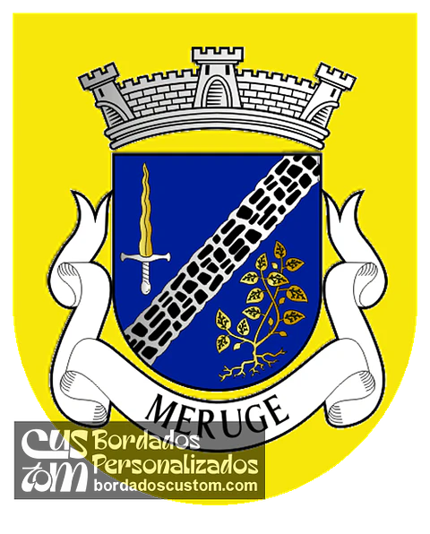 Emblema Bordado Freguesia de Meruge (Oliveira do Hospital, Coimbra)