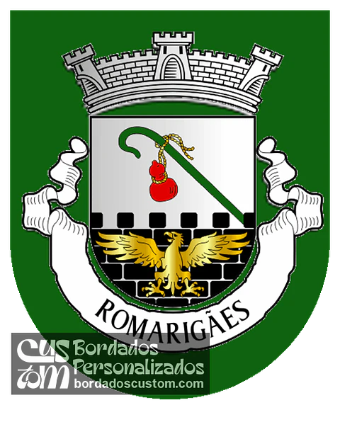 Emblema Bordado Freguesia de Romarigães (Paredes de Coura, Viana do Castelo)