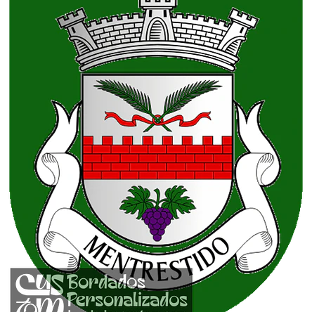 Emblema Bordado Freguesia de Mentrestido (Vila Nova de Cerveira, Viana do Castelo) 1