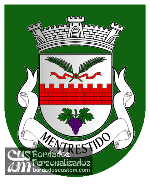 Emblema Bordado Freguesia de Mentrestido (Vila Nova de Cerveira, Viana do Castelo)