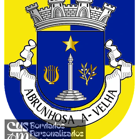 Emblema Bordado Freguesia de Abrunhosa-a-Velha (Mangualde, Viseu) 1
