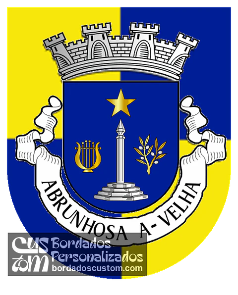 Emblema Bordado Freguesia de Abrunhosa-a-Velha (Mangualde, Viseu)