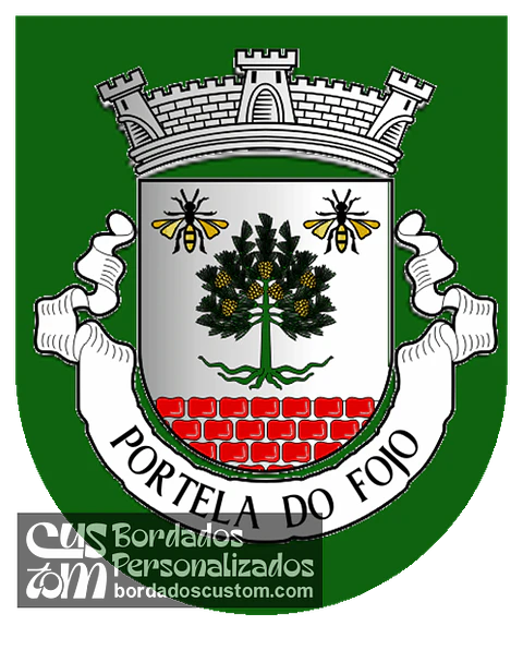 Emblema Bordado Antiga Freguesia de Portela do Fojo (Pampilhosa da Serra, Coimbra)