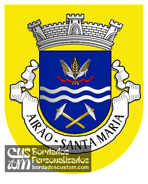 Emblema Bordado Antiga Freguesia de Airão (Santa Maria) (Guimarães, Braga)