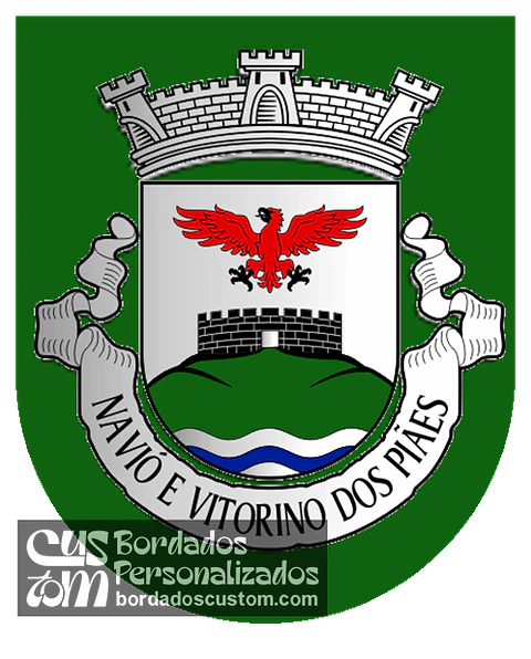 Emblema Bordado Freguesia de Navió e Vitorino dos Piães (Ponte de Lima, Viana do Castelo)